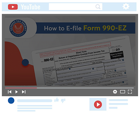 E-file IRS Form 990-EZ