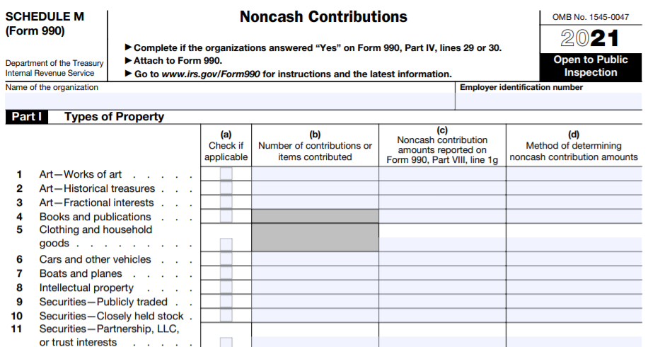 Form 990 Schedule D