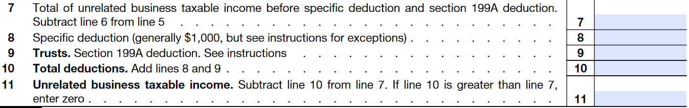 2023 IRS Form 990 T Instructions How To Fill Out 990 T 