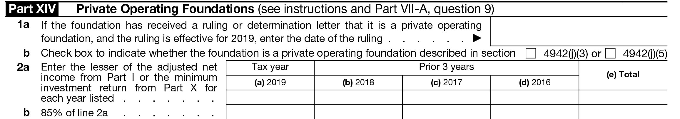 IRS Form 990 PF Instructions 2019 990 PF Filing Requirements IRS Form 990 PF Instructions 2019 990 PF Filing Requirements
